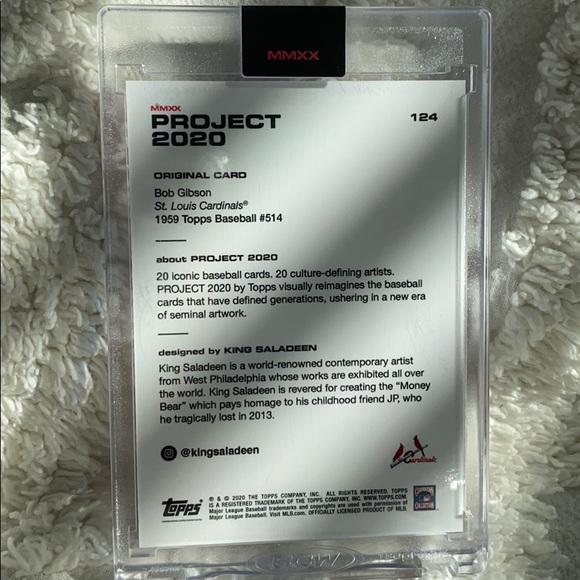 TOPPS PROJECT 2020- BOB GIBSON BY KING SALADEEN - Picture 5 of 7